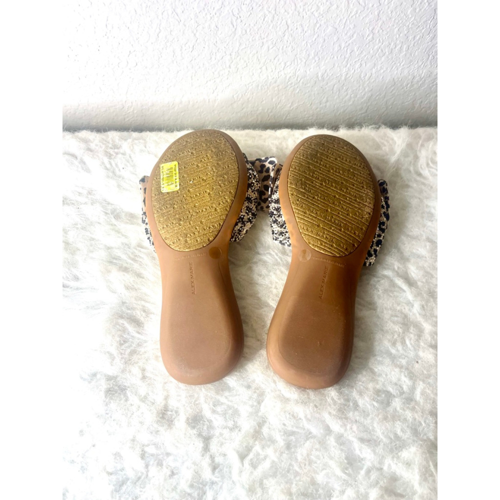 Alex Marie Hamala Bow Sequin Memory Foam Flat Slide Sandals Women Size 8M - Picture 6 of 7